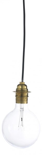 Kábel s objímkou (E27) na žiarovku Brass