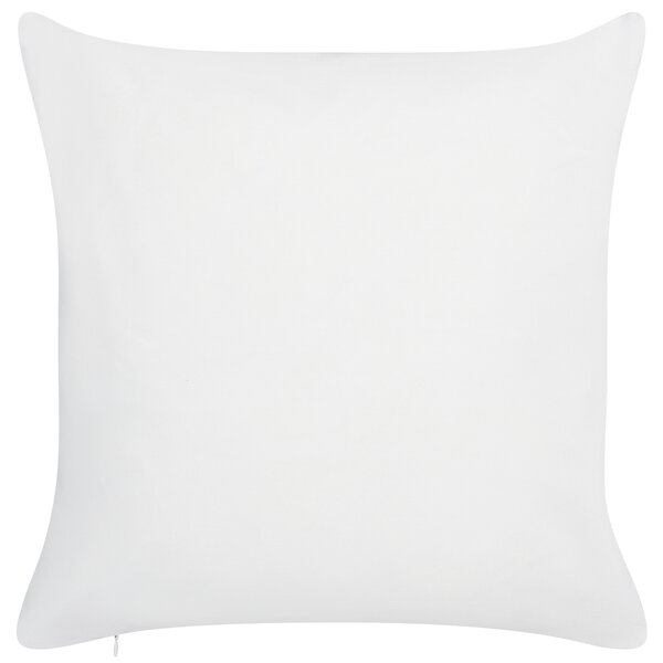 Sada 2 záhradných vankúšov modrá polyester 45 x 45 vzor listov moderný štýl vonkajšie dekorácie vodoodolné