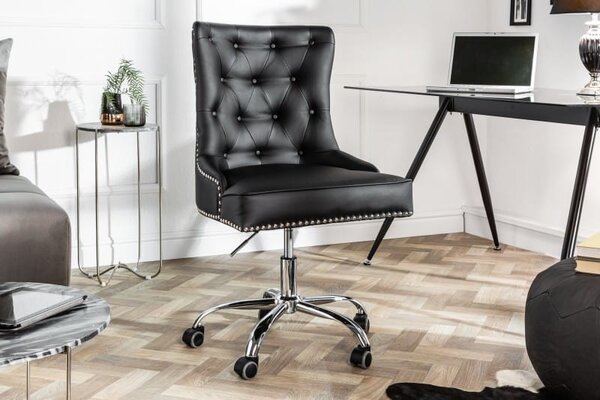 Čierna kancelárska stolička Victorian »