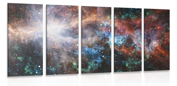 5-dielny obraz nekonečná galaxia