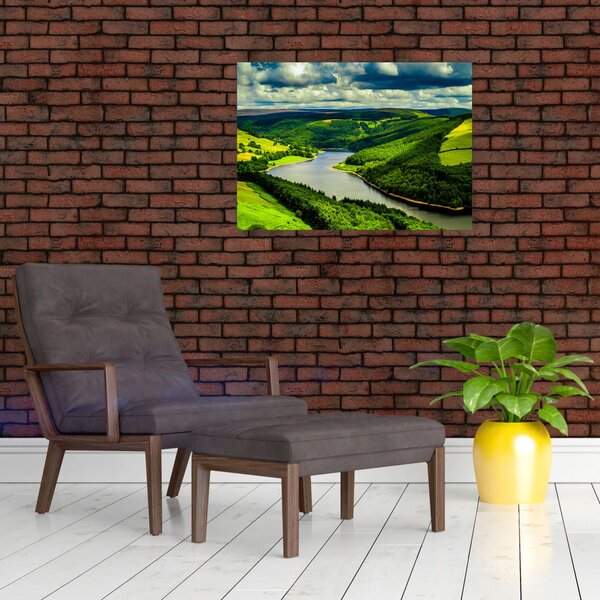 Obraz - Zelená krajina (70x50 cm)