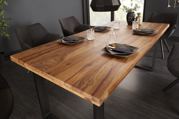 Jedálenský stôl Iron Craft 160cm sheesham 45mm