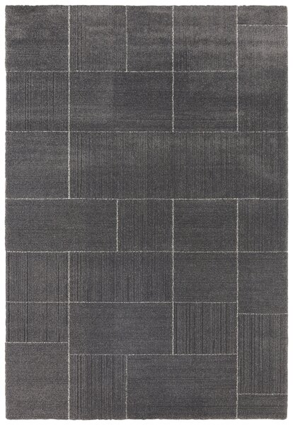 ELLE Decoration koberce Kusový koberec Glow 103653 Dark grey / Cream z kolekcie Elle - 160x230 cm