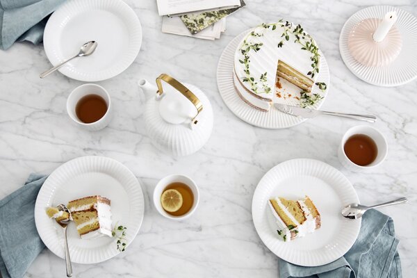 Porcelánová čajová kanvica Hammershøi White 1,2 l