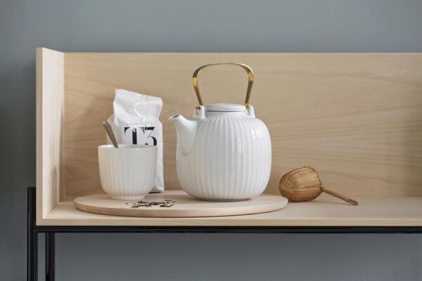 Porcelánová čajová kanvica Hammershøi White 1,2 l