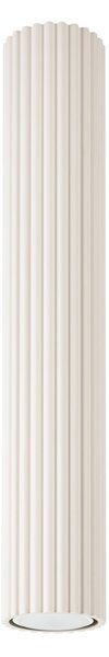 Stropné svietidlo Karbon, 1x béžové kovové tienidlo, (40 cm)