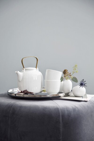Porcelánová čajová kanvica Hammershøi White 1,2 l