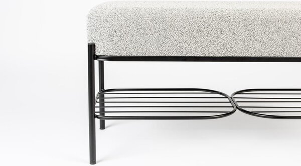 Svetlosivá lavica White Label Milou