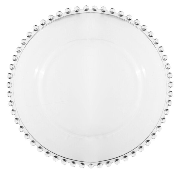 Sklenený dezertný tanier Pearl 21 cm