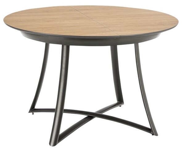 Jedálenský stôl WILL prírodná/čierna