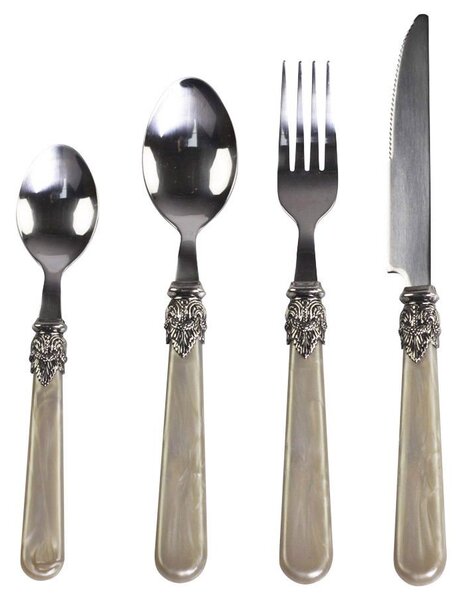 Sada príborov Silver Deco Champagne – 16 ks