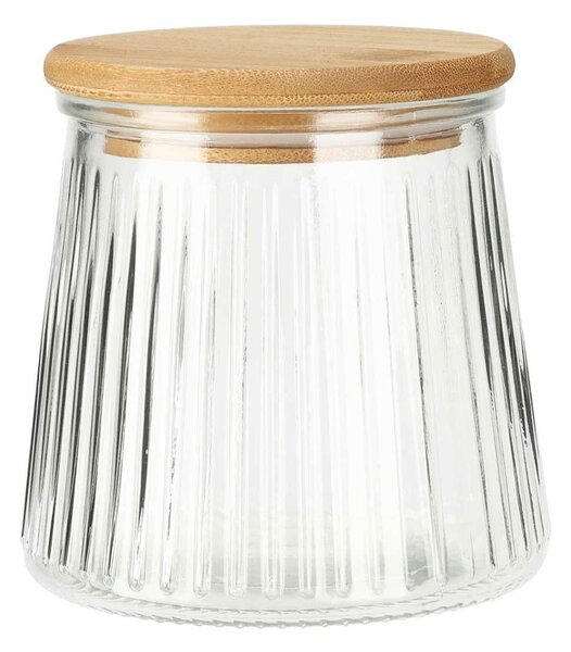 Sklenená nádoba na potraviny Ribbed 680ml