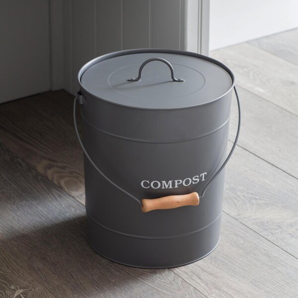 Vedierko na kompost Charcoal 10 l