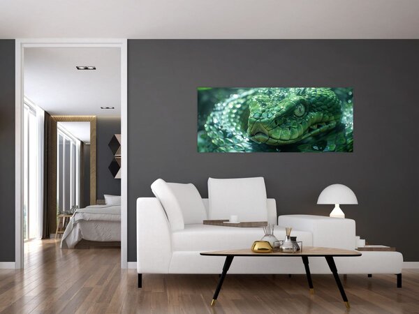 Obraz - Portrét hada (120x50 cm)