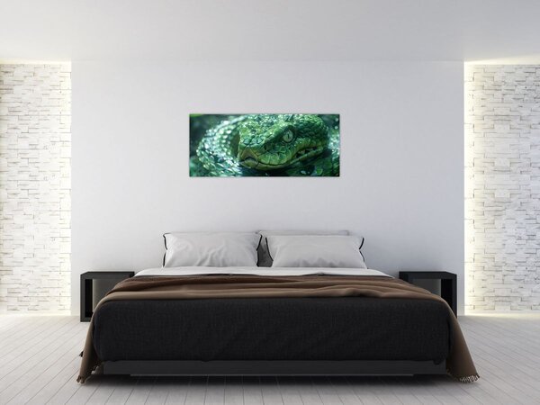 Obraz - Portrét hada (120x50 cm)