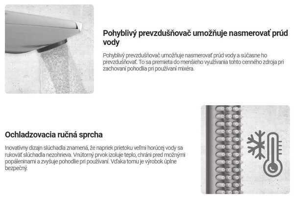 Deante Silia, 4-otvorová vaňová batéria s ručnou sprchovou súpravou, grafitová, DEA-BQS_D14M