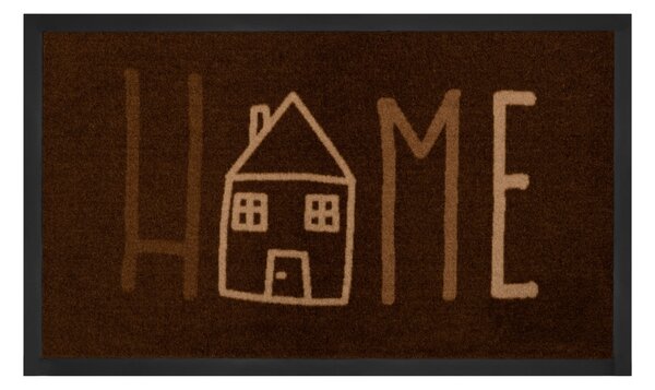 Hanse Home Collection koberce Protišmyková rohožka Printy 103799 Brown Creme - 45x75 cm