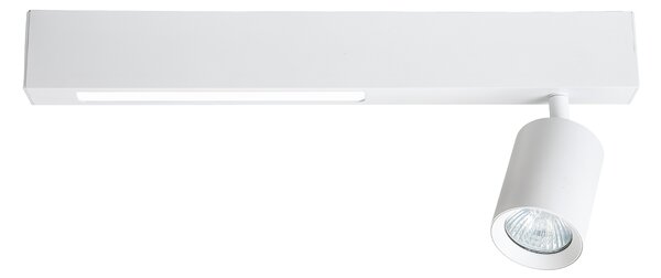Stropné svietidlo Magnet, 1x biele kovové tienidlo + 1x LED 5W, w
