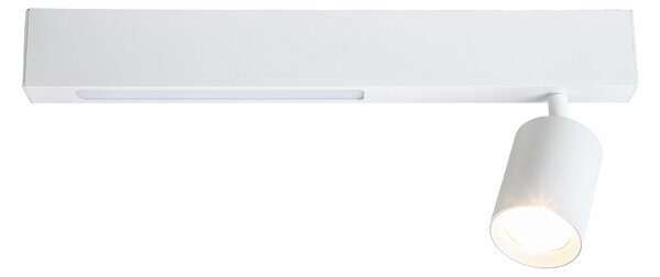 Stropné svietidlo Magnet, 1x biele kovové tienidlo + 1x LED 5W, w