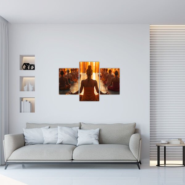 Obraz - Lekcia jogy (90x60 cm)