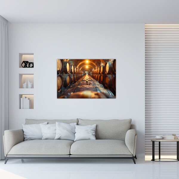 Obraz - Vínna pivnica (90x60 cm)