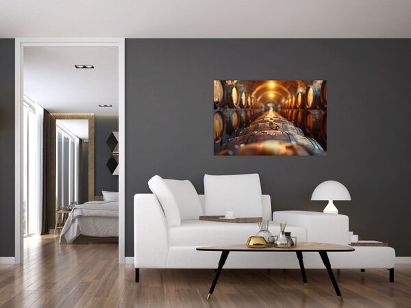 Obraz - Vínna pivnica (90x60 cm)