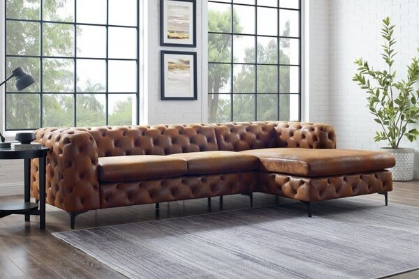 Sofa Modern Barock antik hnedá pravý roh »