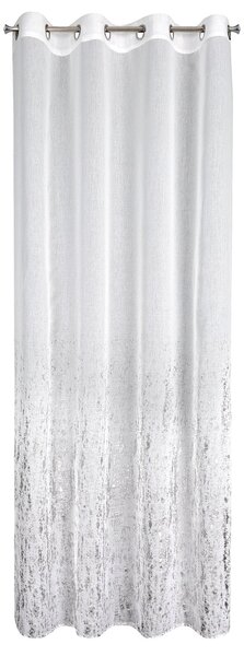 ZÁCLONA NA KRÚŽKOCH OLIVIA 140X250 CM VZOROVANÁ