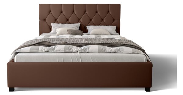 Čalúnená posteľ HILARY + matrace, 140x200, sioux brown