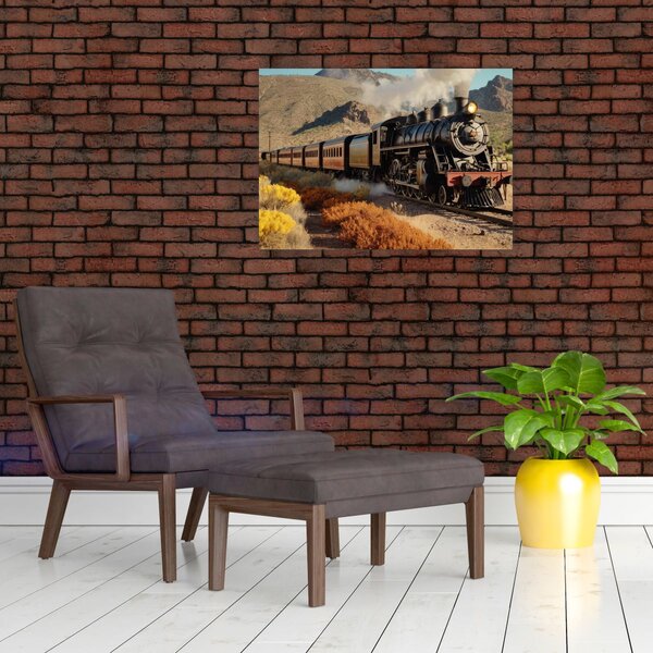 Obraz - Parná lokomotíva (70x50 cm)