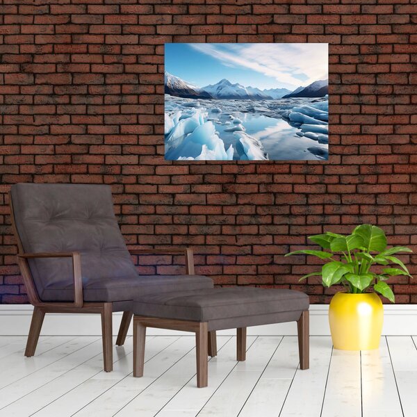 Obraz - Ľadovcové útvary (70x50 cm)