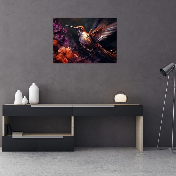 Obraz - Kolibrík (70x50 cm)