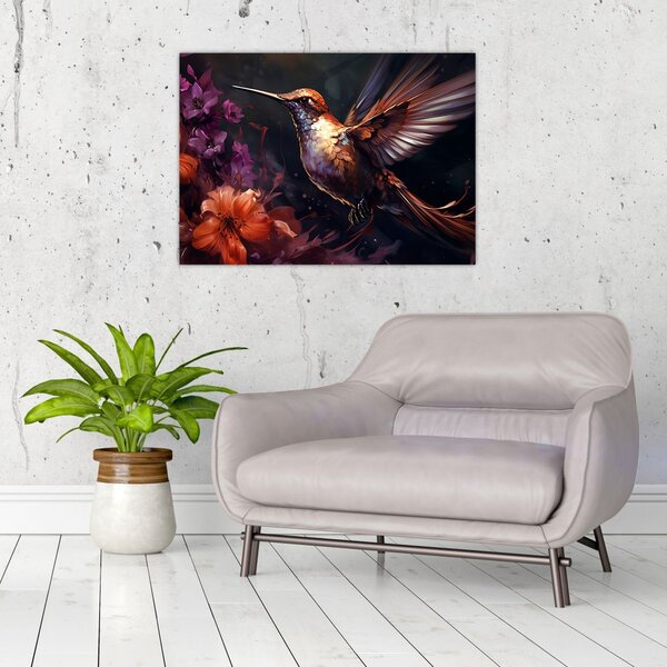 Obraz - Kolibrík (70x50 cm)