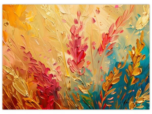Obraz - Maľba poľa (70x50 cm)