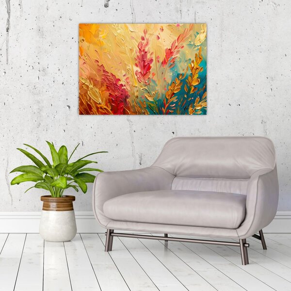 Obraz - Maľba poľa (70x50 cm)