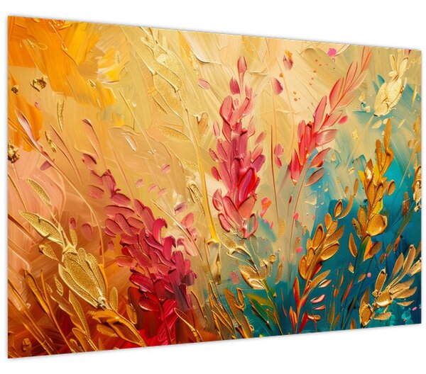 Obraz - Maľba poľa (90x60 cm)