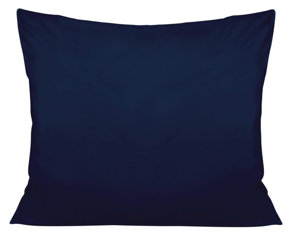 SATÉNOVÁ OBLIEČKA NA VANKÚŠ 50X60CM TMAVOMODRÁ