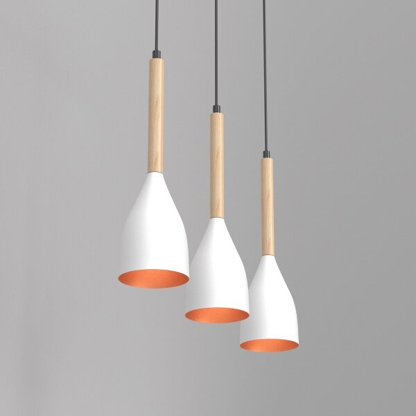 Luster na lanku MUZA 3xE27/60W/230V