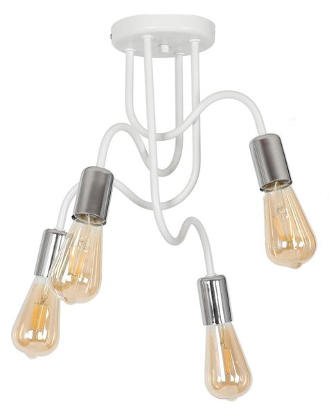 Prisadený luster DOW 4xE27/60W/230V