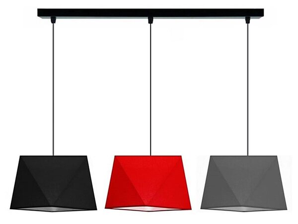 Luster na lanku DIAMENT 3xE27/60W/230V