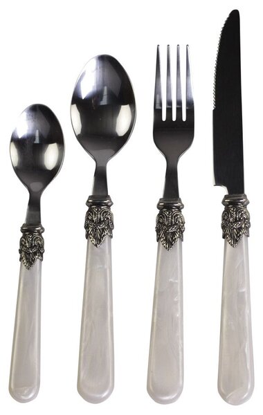 Sada príborov Silver Deco Antique Pearl – 16 ks