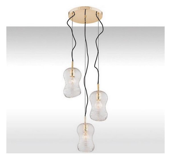 Argon 1464 - Luster na lanku CADIZ 3xE27/15W/230V