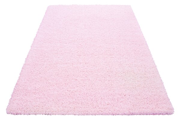 Ayyildiz , Kusový koberec Life Shaggy 1500 pink, 240x340, ružová, spálňa