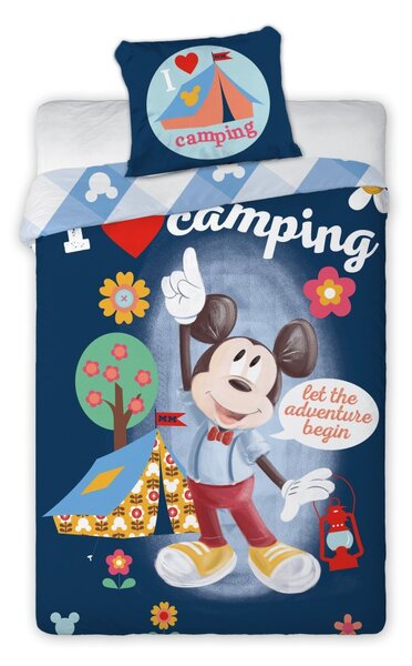 Obliečky Mickey Mouse Bavlna 140 x 200 + 70 x 90 cm FARO