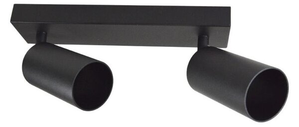 Bodové svietidlo FARGO 2xGU10/30W/230V čierna