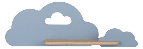 LED Detské nástenné svietidlo s poličkou CLOUD LED/5W/230V modrá