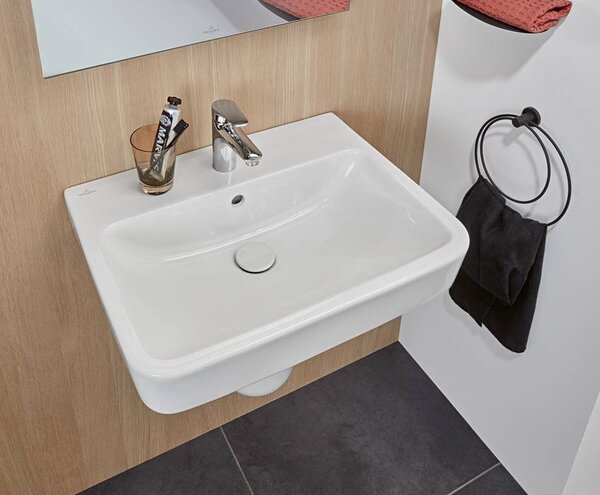 Villeroy & Boch O.novo - Umývadlo 600x460 mm, s prepadom, alpská biela 4A416001