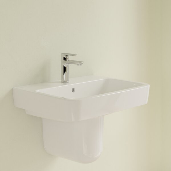 Villeroy & Boch O.novo - Umývadlo 600x460 mm, s prepadom, alpská biela 4A416001