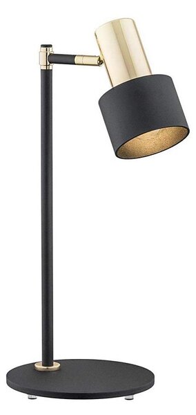Argon 4257 - Stolná lampa DORIA 1xE27/15W/230V čierna/mosadz