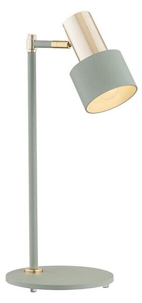 Argon 4276 - Stolná lampa DORIA 1xE27/15W/230V zelená/mosadz
